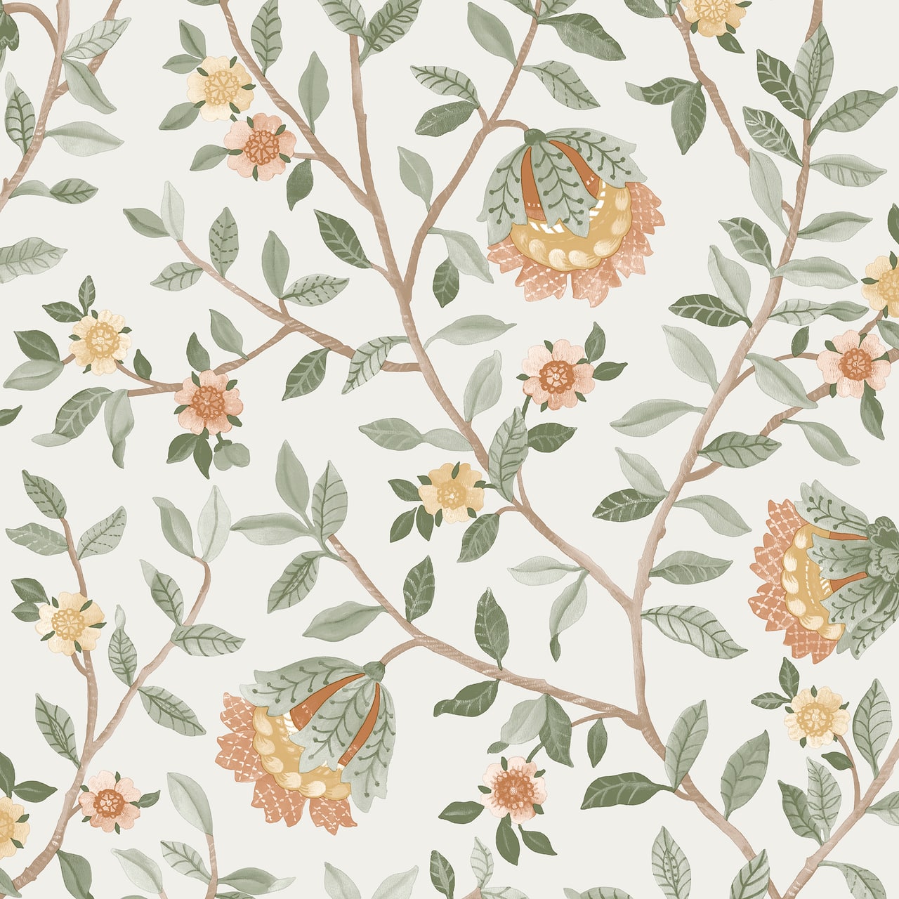 Designs Direct Vintage Botanical Blooms Wallpaper